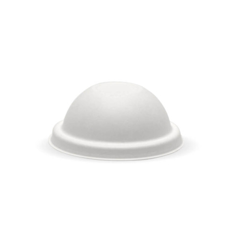 Pulp Dome Lid for 3oz Ice Cream Cup - White  1000 pcs