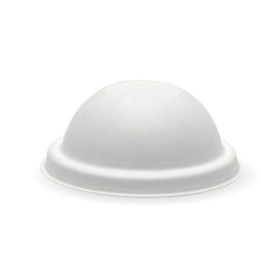 Pulp Dome Lid for 4oz Ice Cream Cup - White  1000 pcs