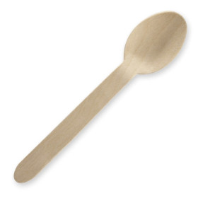 Spoon 16cm Bulk Pack FSC - Wood  2000 pcs