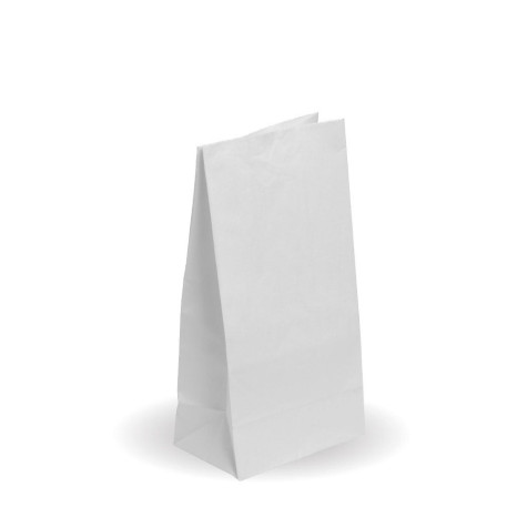 8 SOS paper bag - 157 x 310 x 100mm - white  1000 pcs