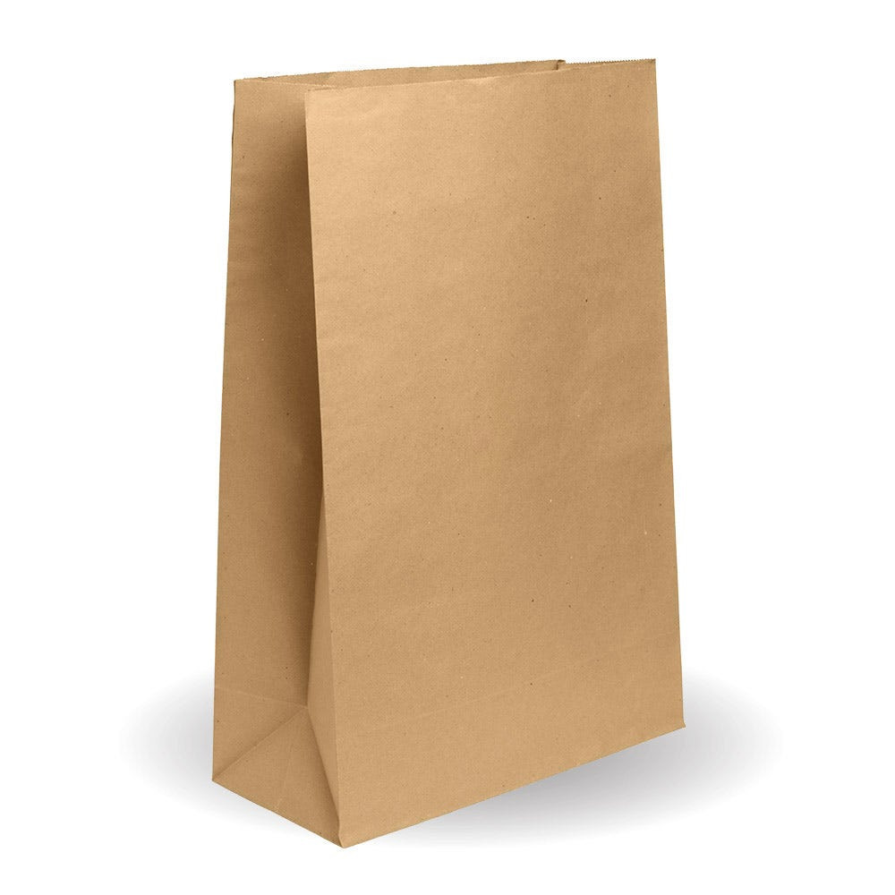 25 SOS paper bag - 355 x 540 x 165mm - kraft  100 pcs