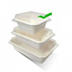 Lids for 7oz Tray Sugarcane  1000 pcs