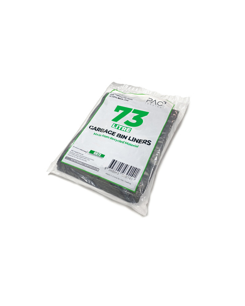 73L Heavy Duty LDPE Bin Liners (20.5 microns) - 250 pcs