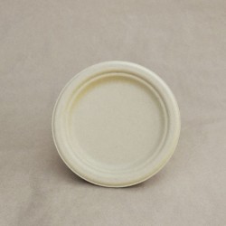 6.75" Round Plate Bamboo Pulp  1000 pcs