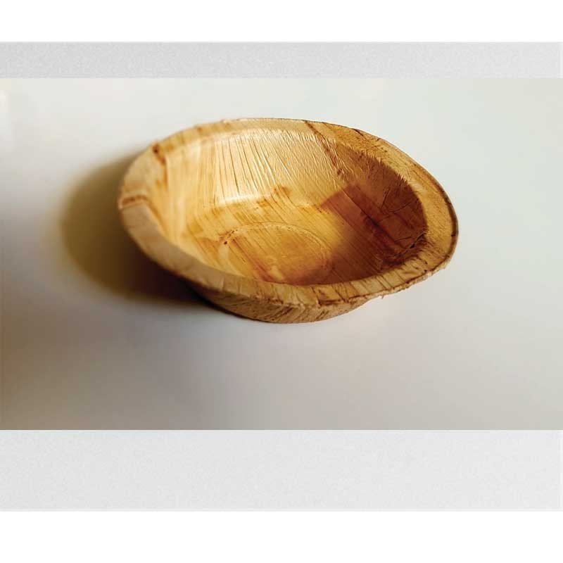 takeaway serving dips and sauce container 4 inch,Palm Leaf Biodegradable TakeAway  Dips/Sauces 4inch