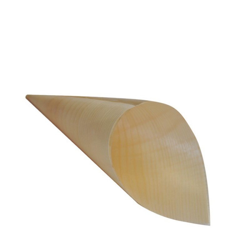 Wooden Gourmet Pine Cone Extra Large Serve FST Certified  1000 pcs