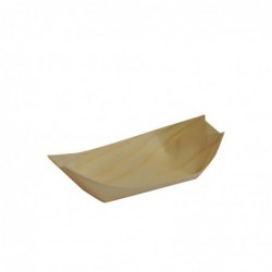 Wooden Gourmet Pine Boat Large Tray FST Certified  2000 pcs