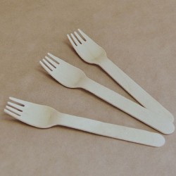 Takeaway Wooden Fork - FSC Certified  2000 pcs