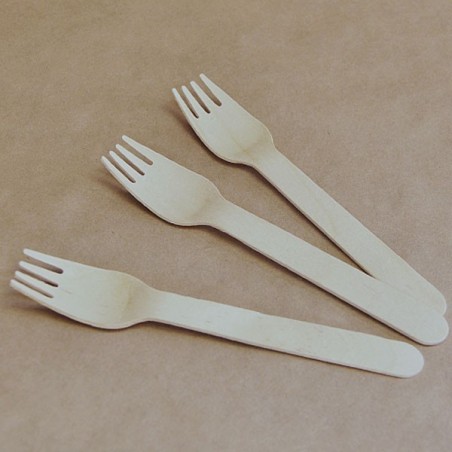 Takeaway Wooden Fork - FSC Certified  2000 pcs