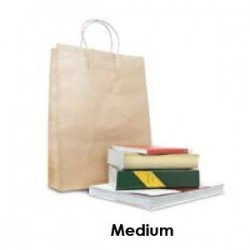 Brown Kraft Takeaway Bag - Medium  250 pcs