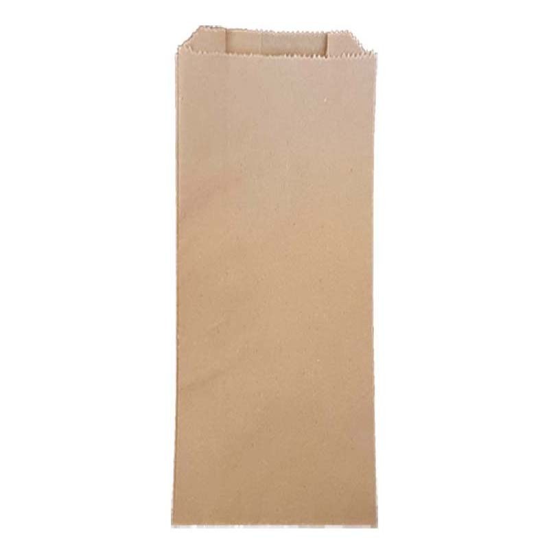 Single Baguette Satchel Bag - Kraft - 500 pcs