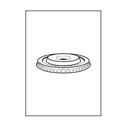 Flat Lids for 350ml to 750ml Clear Cold Cups (Ingeo PLA)  1000 pcs