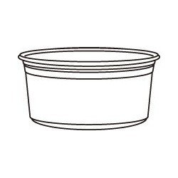 12oz Deli Clear Salad Container (Ingeo PLA)  500 pcs