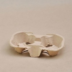 2 Cup Natural Coffee Cup Carry Tray  500 pcs