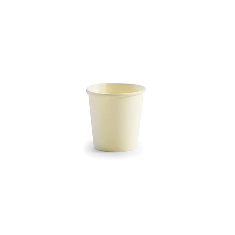 4oz Single Wall PLA Coffee Cup White  2000 pcs