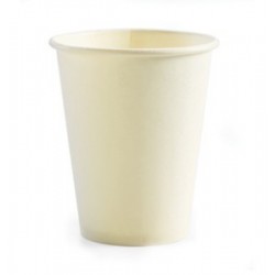 12oz Single Wall Bio Coffee Cup White  1000 pcs