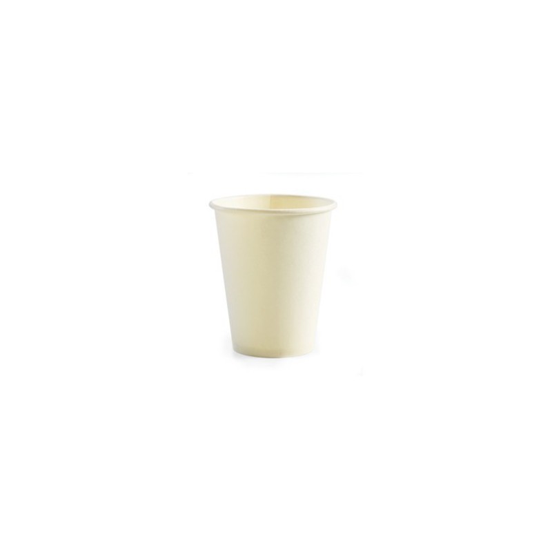 12oz Single Wall Bio Coffee Cup White  1000 pcs