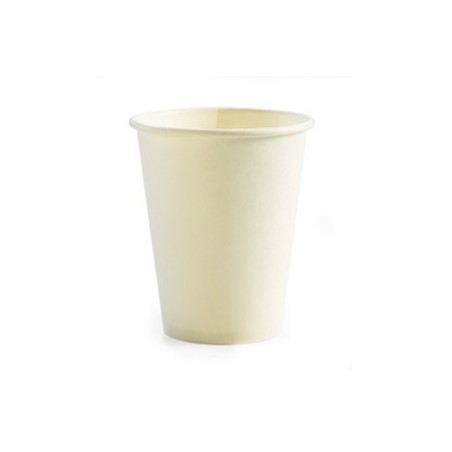 12oz Single Wall Bio Coffee Cup White  1000 pcs