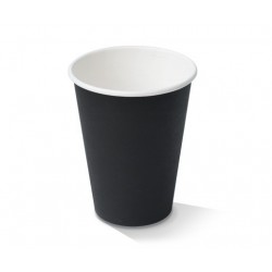 12oz Black Single Wall Coffee Cup  1000 pcs