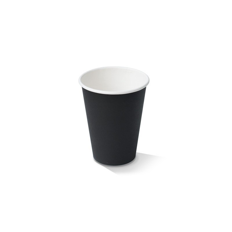 12oz Black Single Wall Coffee Cup  1000 pcs