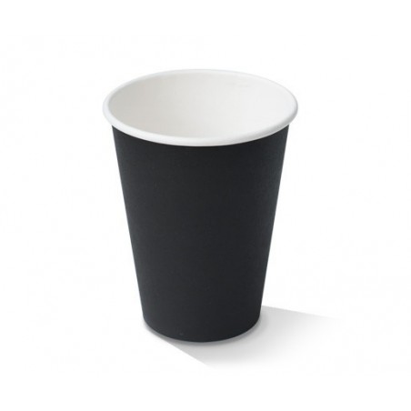 12oz Black Single Wall Coffee Cup  1000 pcs