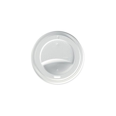 Lid for 8 (90mm)12 16 & 20oz BioPak Cup PS - White  1000 pcs