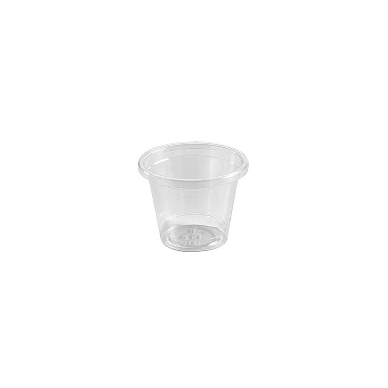 Wholesale Bulk Buy 30ml Bioplastic Sample Tester Cup Clear  3000 pcs