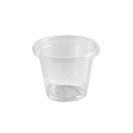 Wholesale Bulk Buy 30ml Bioplastic Sample Tester Cup Clear  3000 pcs