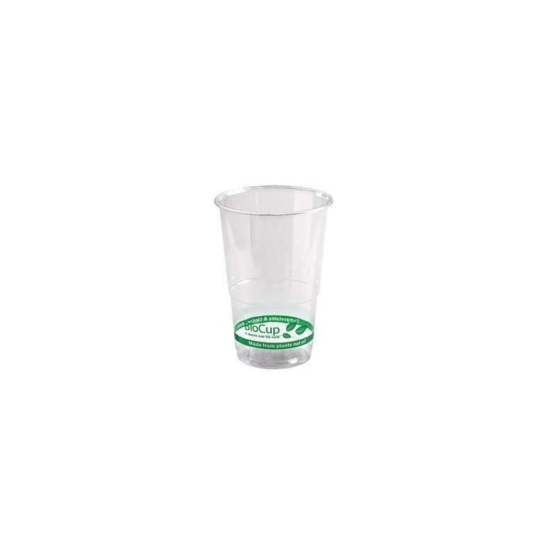 280ml Clear Bioplastic Tall Cup  2000 pcs