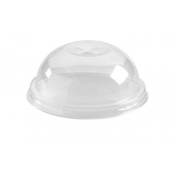 Clear Bio Dome Lid - x-slot - 150Y 200Y & 280ml Cups  1000 pcs