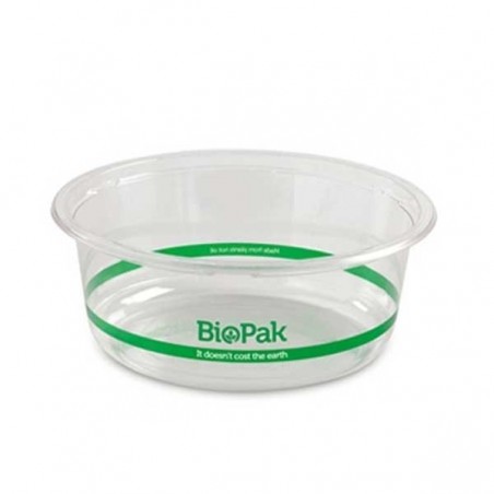 600ml Clear Bioplastic Wide Salad Bowl - 143mm  600 pcs