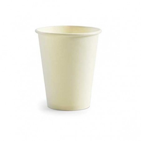 6oz Single Wall Bio Coffee Cup White  1000 pcs