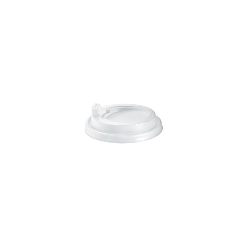 PS Sipper Lids for 8oz(90mm) 12 16 & 20oz - WHITE  1000 pcs