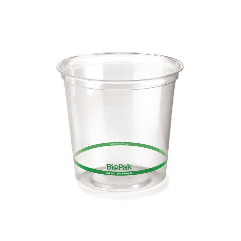 700ml Ingeo Bioplastic Salad/Fruit Bowl Clear Deli Container  500 pcs