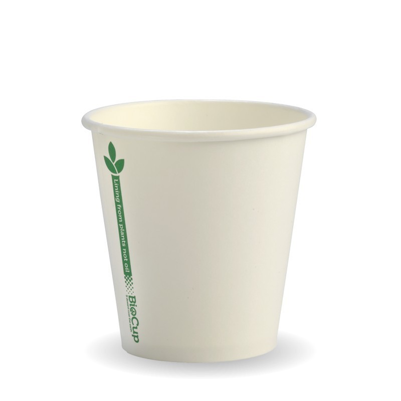 6oz Single Wall Kraft Coffee Cup - Ingeo Compostable