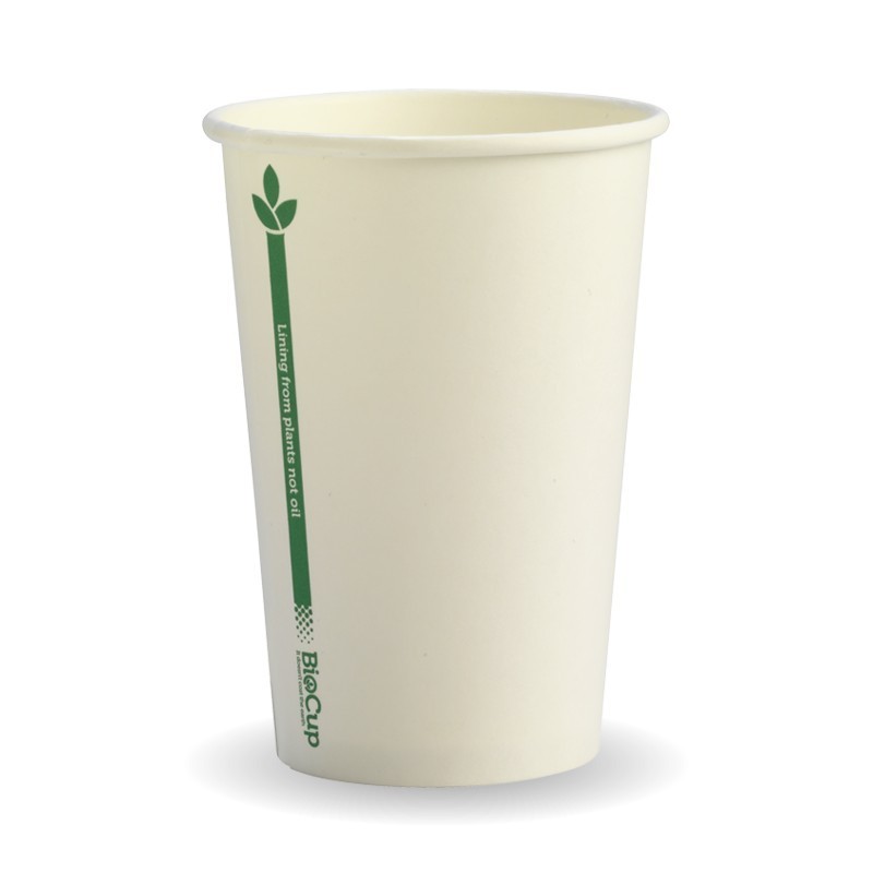 10oz Single Wall Kraft Coffee Cup - Ingeo Compostable