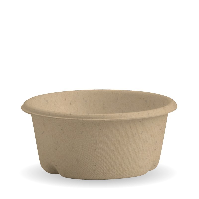 60ml Natural Brown Sauce Container Biodegradable