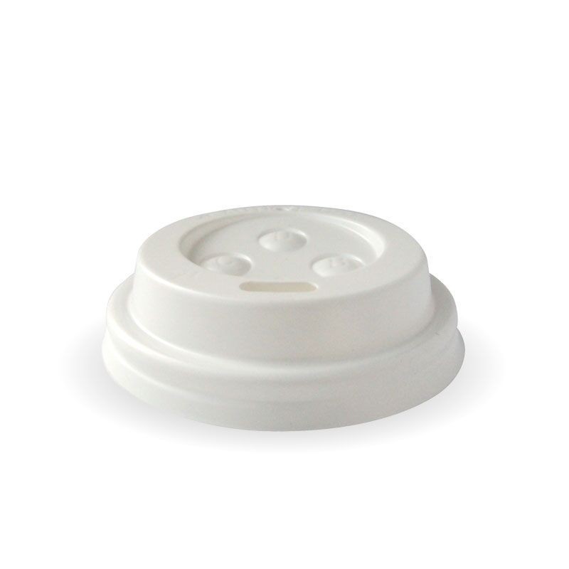 4oz White Plastic Sipper Lids - 1000 pcs