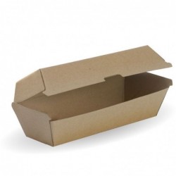 Hot Dog Box Bio 209x70x76mm FSC Certified Board - KRAFT - 400 pcs