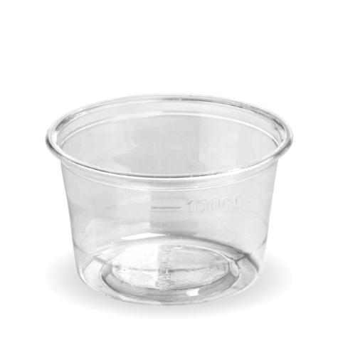 140ml Sauce BioCups - clear  1000 pcs