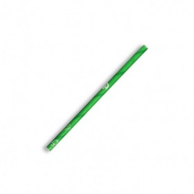 Compostable Paper Straw Cocktail 4.5x120mm - Green  2500 pcs