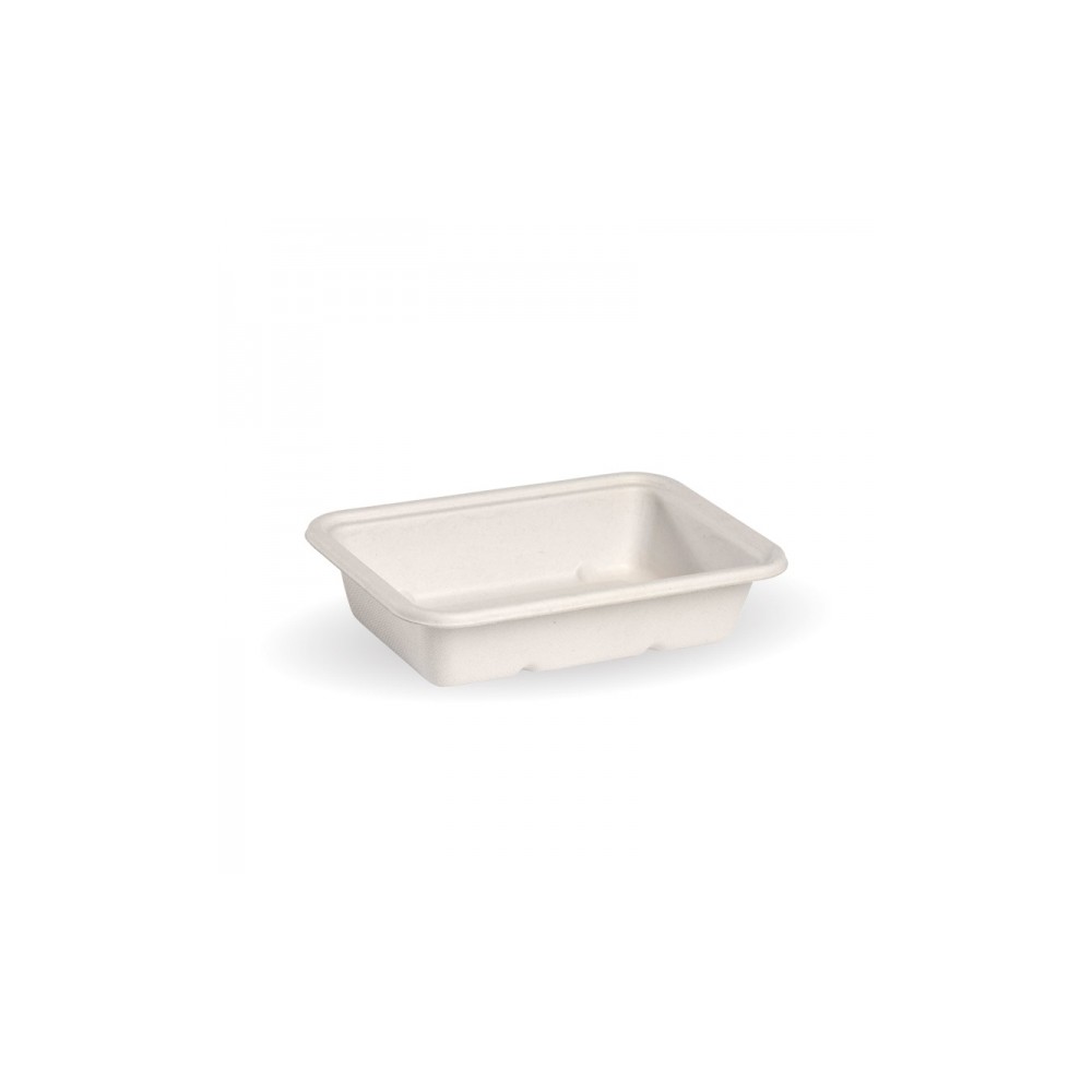 500ml Bio Takeaway Box - WHITE - Lids Optional - 500 pcs