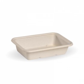 500ml Bio Takeaway Box - NATURAL - Lids Optional - 500 pcs