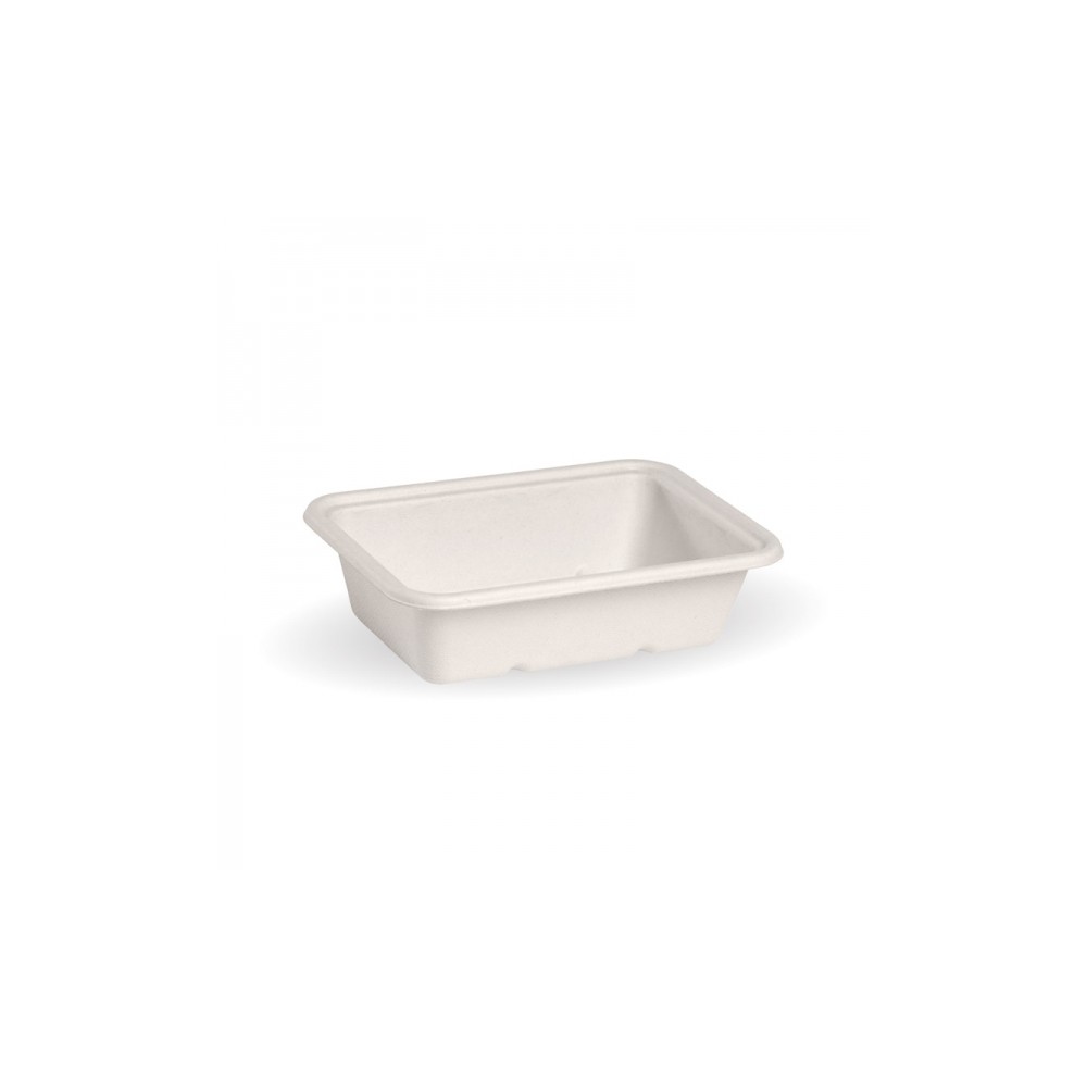 600ml Bio Takeaway Box - WHITE - Lids Optional - 500 pcs