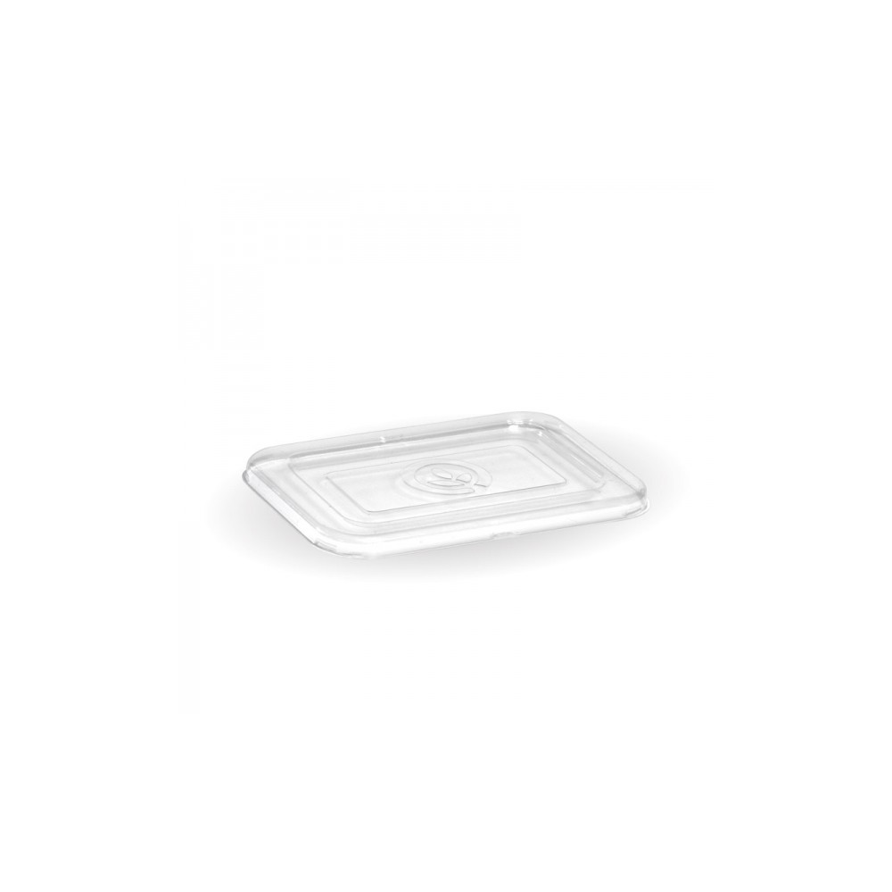 Clear PET Lids for 500 & 600ml Sugarcane Bio Takeaway Box - 500 pcs