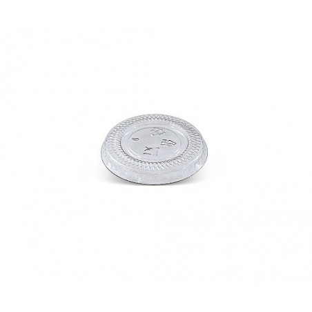 1 oz PET flat lid/ no hole  5000 pcs