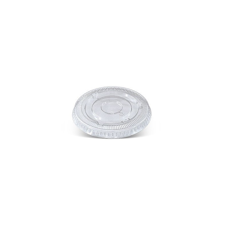 4 oz PET flat lid/ no hole  1000 pcs