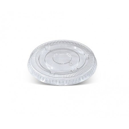 4 oz PET flat lid/ no hole  1000 pcs